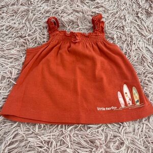 New Gymboree Little Surfer Girl Shirt w/patch Surfboards.